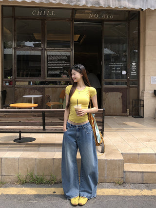 light blue jeans