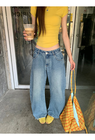 light blue jeans