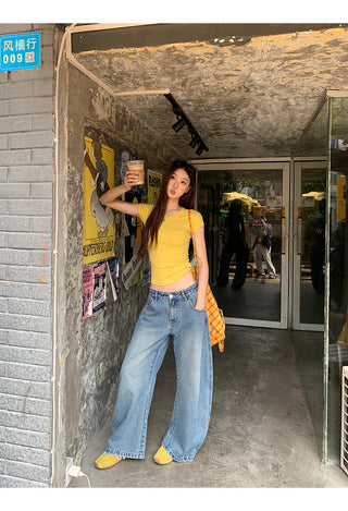 light blue jeans