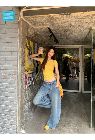 light blue jeans
