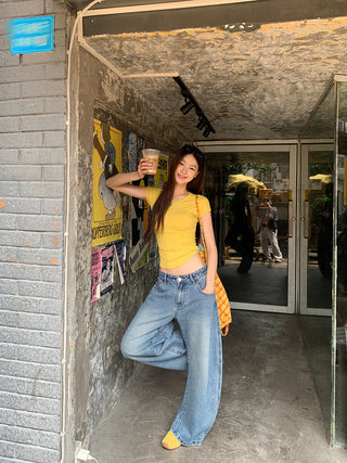 light blue jeans