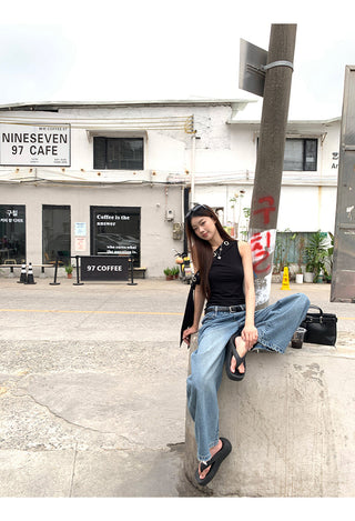 light blue jeans