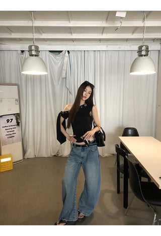 light blue jeans