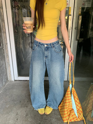 light blue jeans