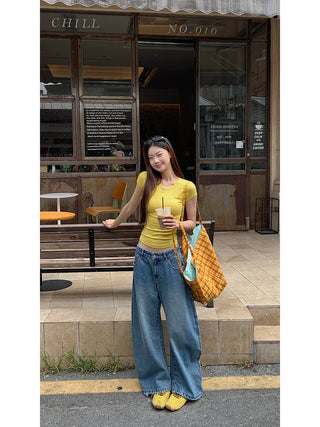 light blue jeans