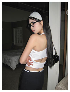 black halter tops
