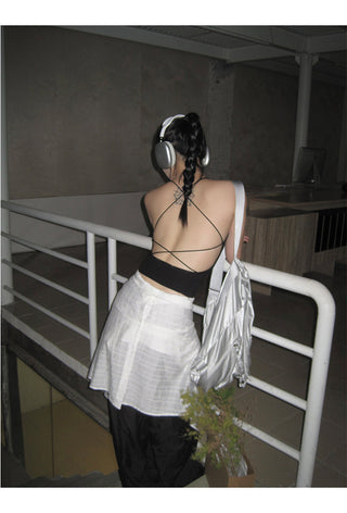 black halter tops