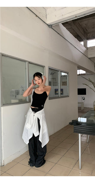 black halter tops