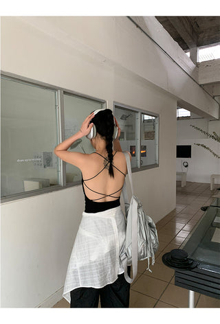 black halter tops