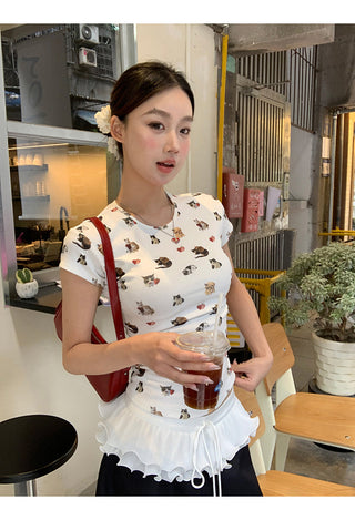 white unique top