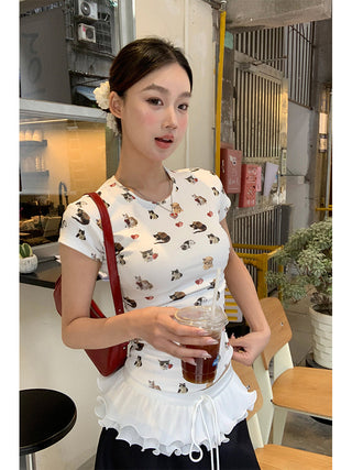 white unique top
