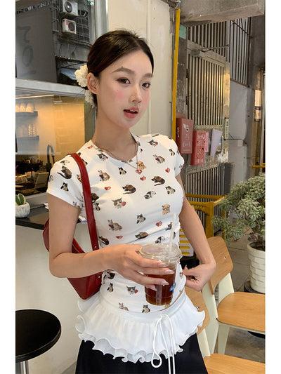 white unique top