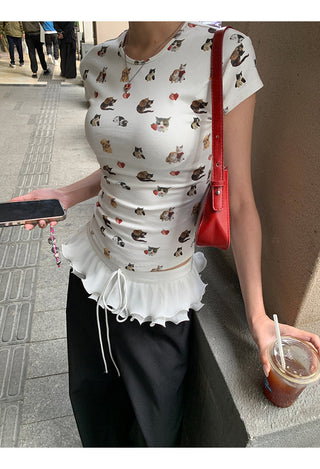 white unique top