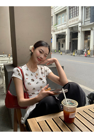 white unique top