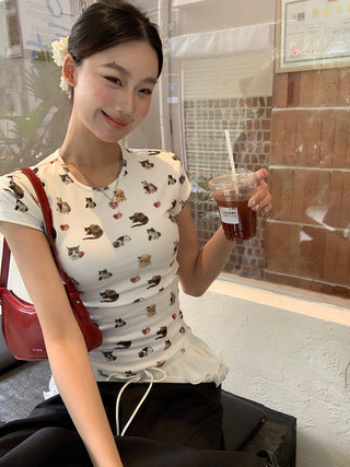white unique top