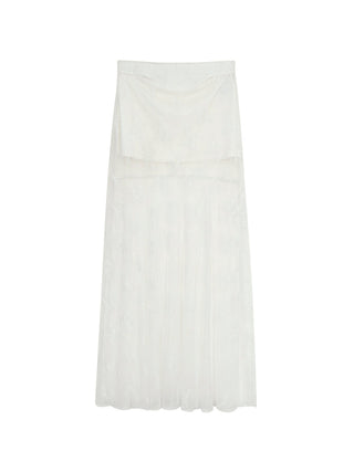 white lace skirt