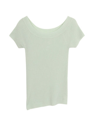 knit strapless top