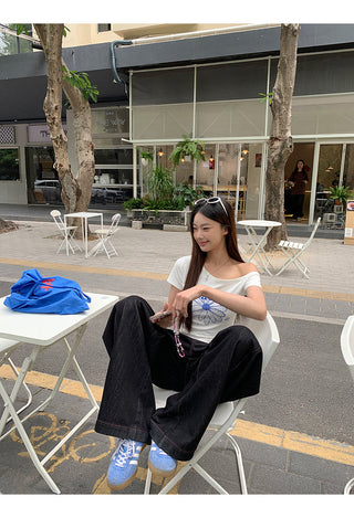 white off-shoulder
