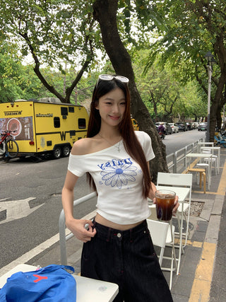 white off-shoulder