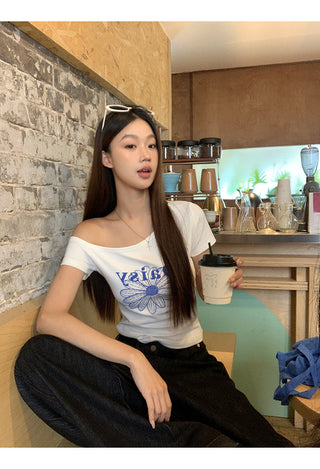 white off-shoulder