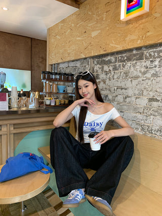 white off-shoulder