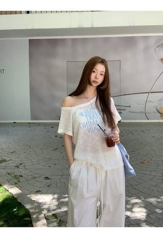white sun blouse