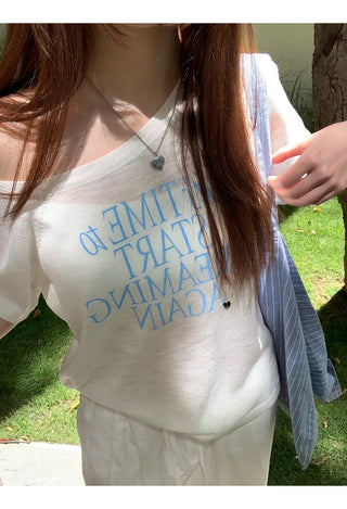 white sun blouse