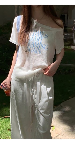 white sun blouse