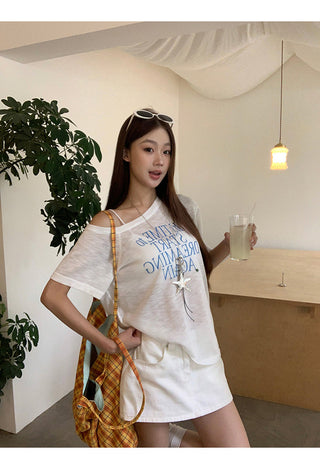 white sun blouse