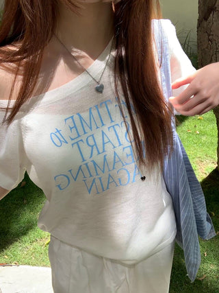 white sun blouse