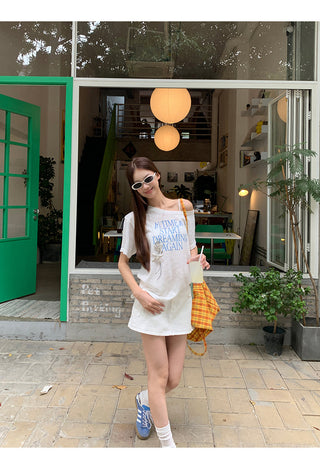 white sun blouse