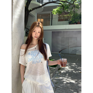 white sun blouse