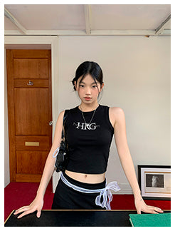 gray culotte skirt