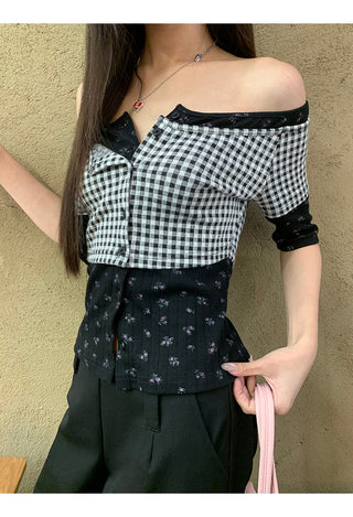 black strapless top