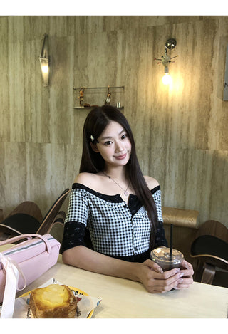 black strapless top