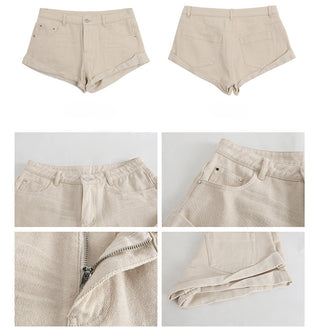 denim shorts