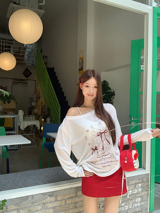 red petite skirt