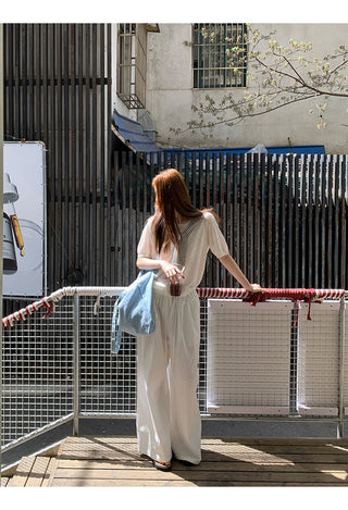 white Korean top