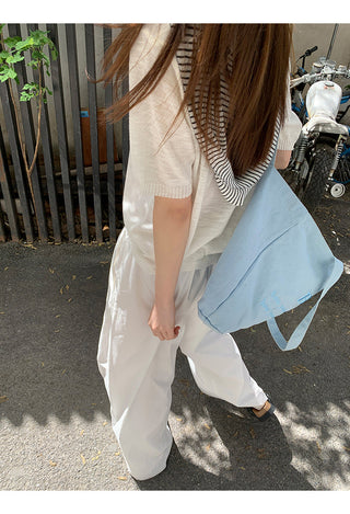 white Korean top