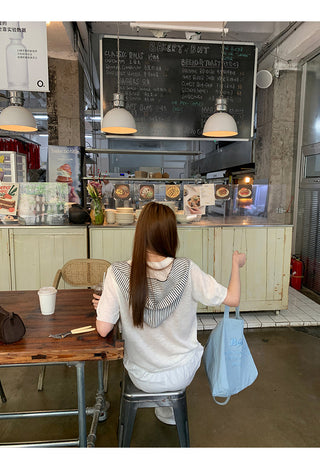 white Korean top