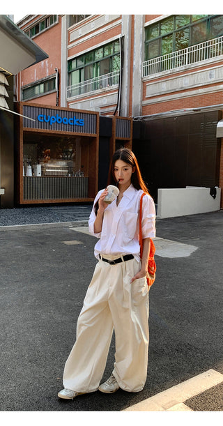 white luxury shirt