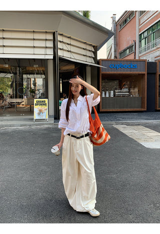 white luxury shirt