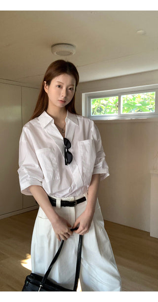 white luxury shirt