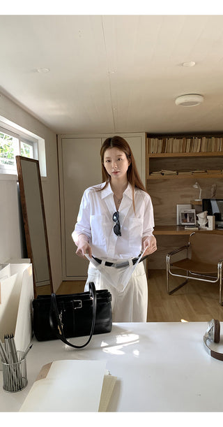 white luxury shirt