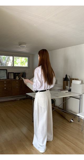 white luxury shirt