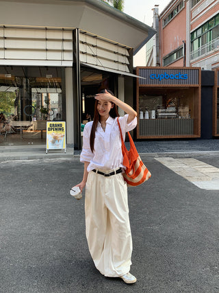 white luxury shirt