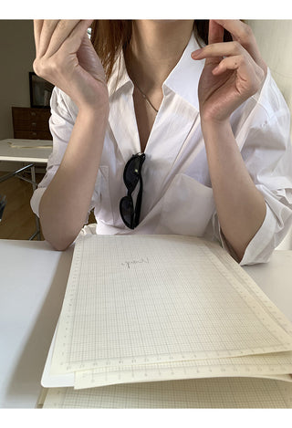 white luxury shirt