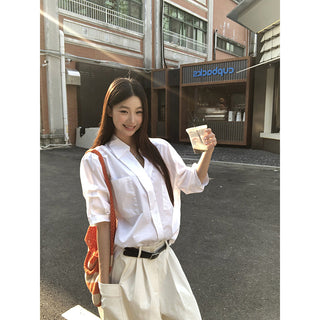 white luxury shirt