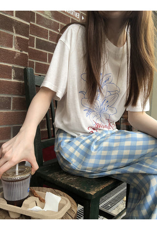 white lazy top
