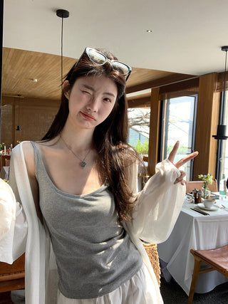 lace long cardigan